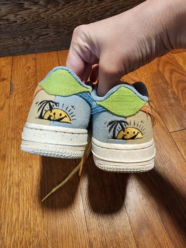 Nike Air Force 1 Low '07 LV8 Next Nature TD 'Sun Club DM1009-700 Kleinkinder Größe 10C - Bild 4 von 6