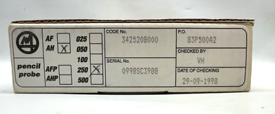 MARPOSS  PENCIL PROBE AH250 3425208000 , TESTAR PENCIL PROBE