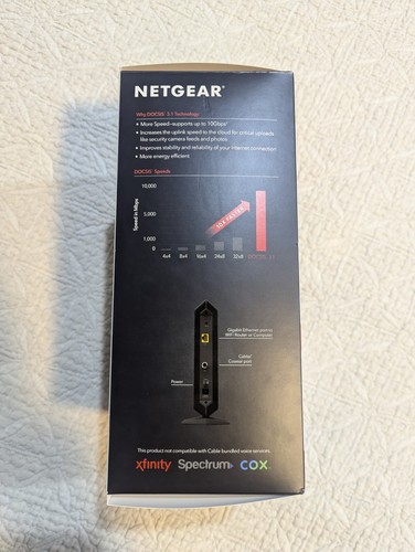 NETGEAR CM1000 Ultra-High Speed Cable Modem DOCSIS® 3.1 (Original Receipt Incl) - Picture 3 of 15