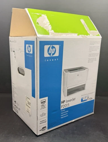 New Open Box, HP LaserJet P2015, White, Monochrome Printer