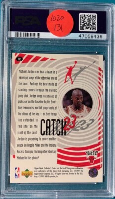 CJ MAC B.G KNOCK OUT C-WALK サイン入りCD 1997 Collector's Choice #192 Michael Jordan Catch 23 Classic Jump