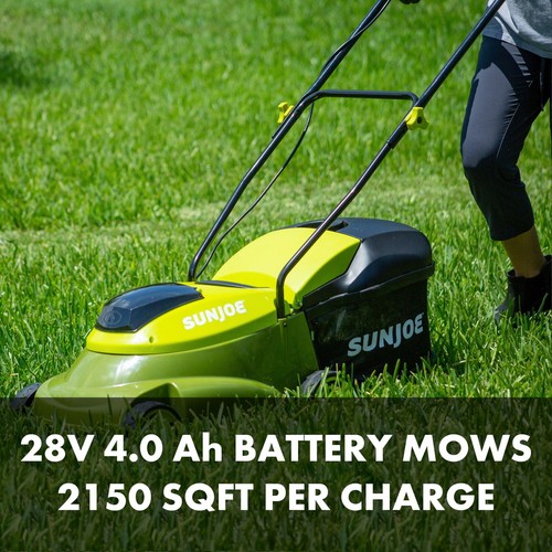 Cordless Electric Walk-Behind Push Lawn Mower Height Adjustment Durable Steel - Picture 7 of 22