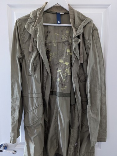 Oasis Live '25 Style Parka H&M 'Divided' - Khaki Men's Lightweight, Size S - Picture 3 of 11