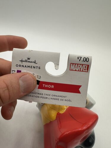 Hallmark Marvel Thor decoupage Christmas ornament New With Tags - Picture 4 of 5