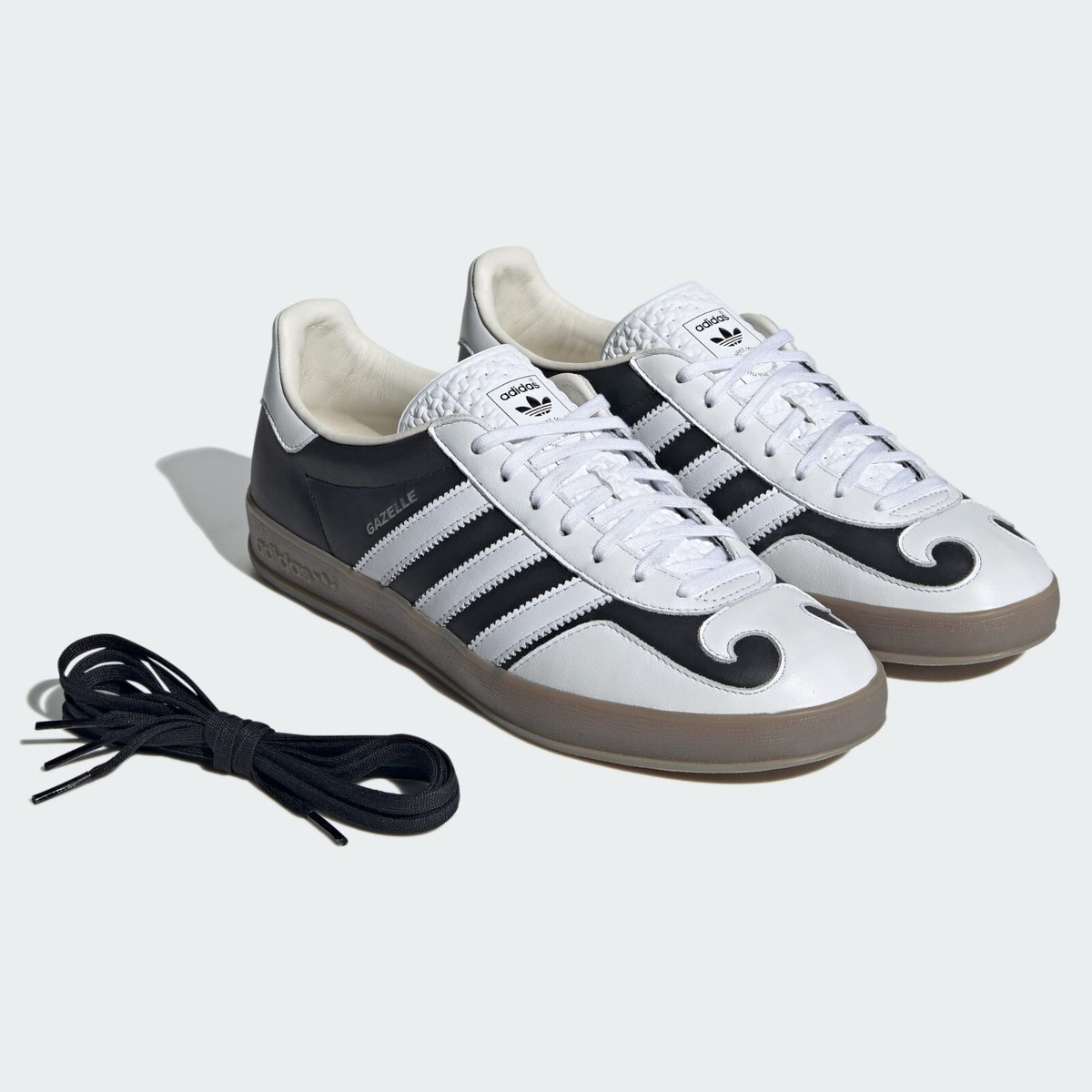  Gazelle Indoor韓国限定GATSIN26.5白黒　希少 Adidas Gazelle Indoor Gatsin Shoes Original Sneakers White/Black