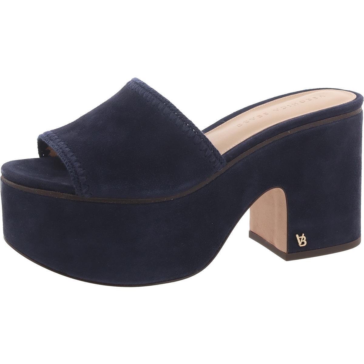 Женские темно-синие босоножки на платформе Veronica Beard, размер 8,5, средний (B, M), BHFO 9655