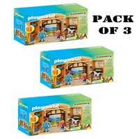 Pack Of (3) Playmobil 5660 Pony Stable Play Box Playset Ages 4-10 on sale Pack Of (3) Playmobil 5660 Pony Stable Play Box Playset Ages 4-10 on sale
