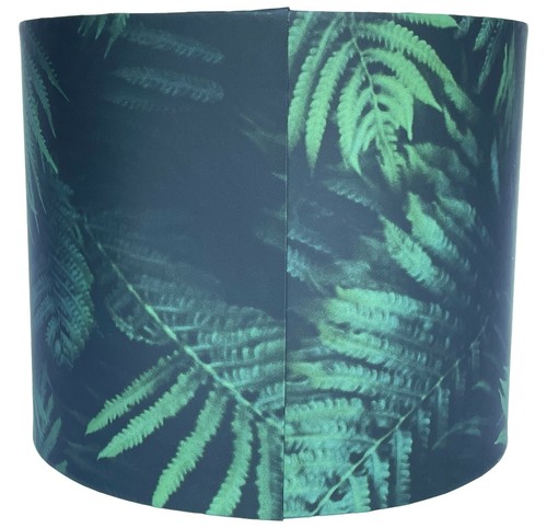 Fern Lampshade Ceiling Light Shade Tropical Jungle Green Leaf Botanical Leaves - Picture 11 of 17