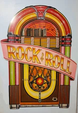 20 Dbl Side Rock & Roll 50s Theme Baby Boomers Posters Table Top 9 Music Notes