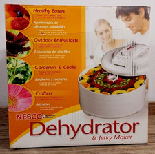 Nesco American Harvest FD-60 Express Food Dehydrator Jerky and Snacks