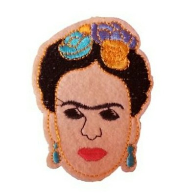 Frida Kahlo Mexican Artist Embroidered Sew Iron On Patch Applique