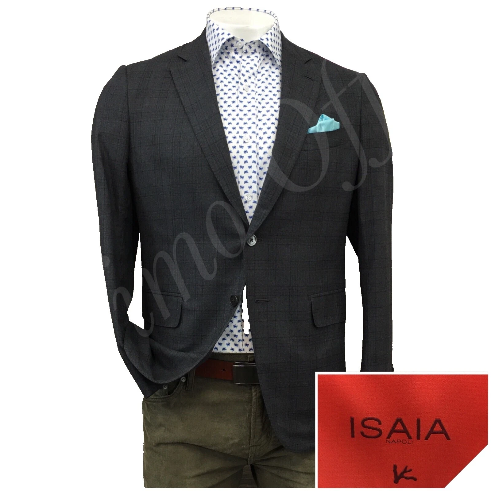 Isaia trajes y Blazers Multicolor para hombres