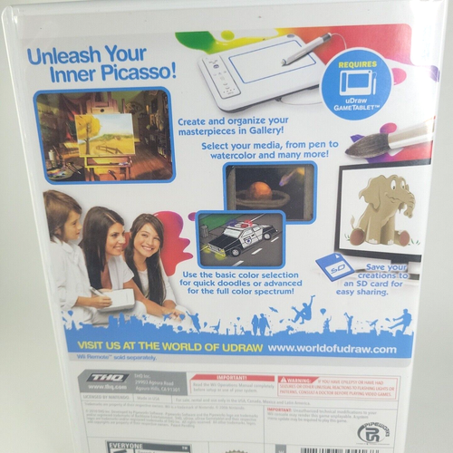 U Draw Studio (Nintendo Wii) GAME+ Case + Manual ONLY Excellent -No Tablet-  - Picture 3 of 5