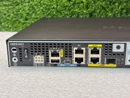 Usado | Router de seguridad Gigabit Cisco ISR4321/K9 V04 solamente - negro - Imagen 10 de 12