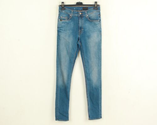 Tiger Of Sweden Kelly Womens W30 L30 Blue Jeans Slim Pants Trousers High Rise
