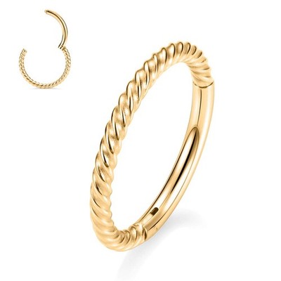 10mm Nose Rings 18 Gauge Nose Ring Hoop Earrings for Women 18g Nose Hoop Septum Sc...
