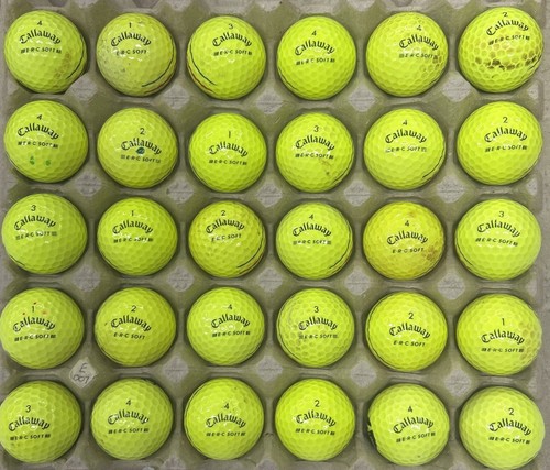 30 Callaway ERC Golf Balls Mixed Style And Grade Lot C078