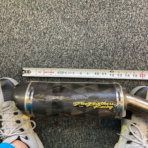 Two Brothers Racing Exhaust Slip On 2” Carbon Fiber Used - Bild 2 von 9