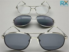 Men's Vintage Retro Optical EYE GLASSES Stainless Steel Frame Magnetic Clip on