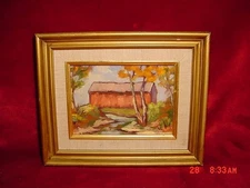 RARE VINTAGE SMALL FRAMED OIL PAINTING SIGNED A ROARKE?