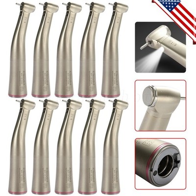 1-10 Dental Electric Handpiece 1:5 Contra Angle Fiber Optic Mini Fit KaV NSK