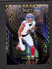 Malik Nabers 2025 Panini Select Gold Dragon Scale Prizm #116 /10