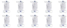 McK 4602 Urinary Leg Bag Anti-Reflux Valve Sterile 750 ml Vinyl - 10 Bags
