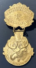 Antique Loyal Order of the Moose Philadelphia Marching Club Cincinnati 1913 Pin