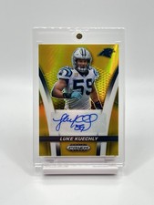 2025 Prizm Black - #FS-LKY Flashback Signature Luke Kuechly Gold Auto #/10