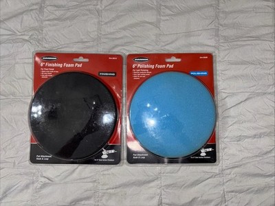 Warrior 6'' Finishing 60310 and Polishing 60309 Foam Pads Hook & Loop New