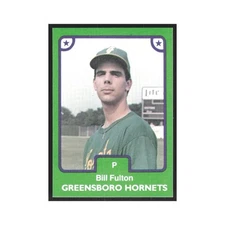 1984 TCMA Minor League Bill Fulton Greensboro Hornets #12.0