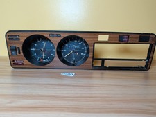 75-80 Vw Rabbit Mk1 Wood Trim Gauge Cluster Clock Gas Vdo Fuel Temp - Oem -