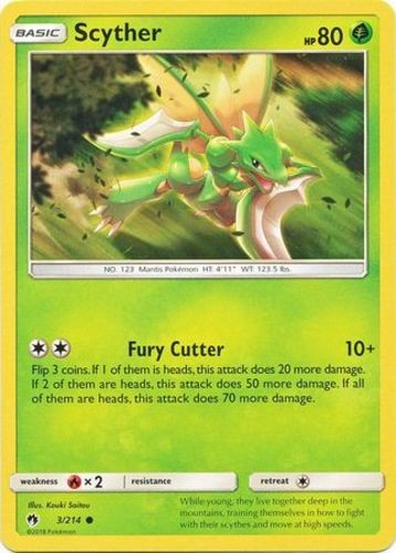 Scyther - 3/214 - Common - Lightly Played