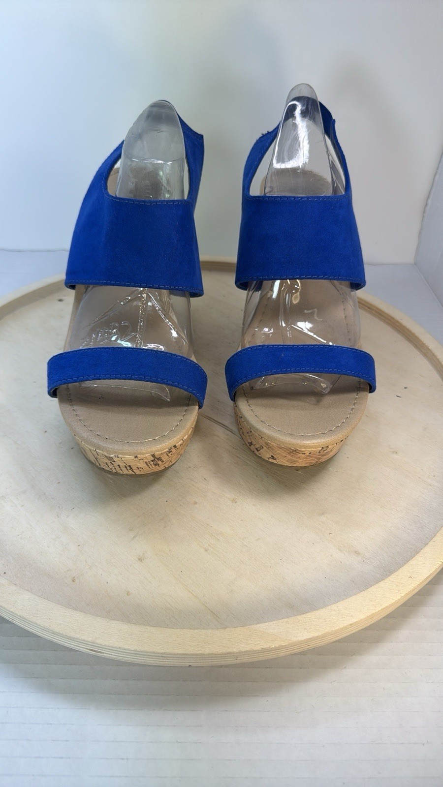 Basic Edition Wedge Platform Sandals Cobalt Blue - image 8