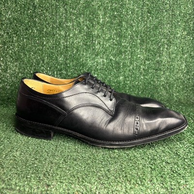 Shoes For Crews Senator Slip Resistant Leather Cap Toe Oxford Black Mens Size 10