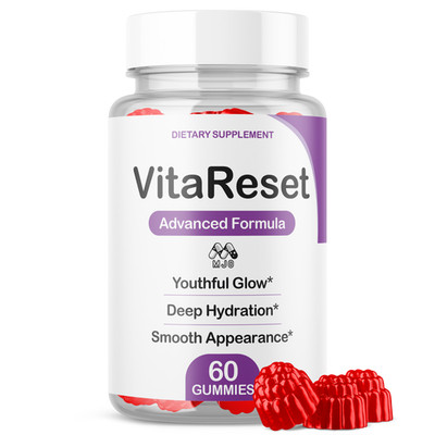 (1 Pack) VitaReset Skin Health Gummys Vita Reset Vitamin Supplement 60 Gummies