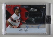 2022 Topps Clearly Authentic Generation Now Red 45/50 Eloy Jimenez Auto 2ct