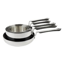 Commichef Stackem Tri Ply Layered Steel & Aluminium Cookware Set 5 Piece Kitchen