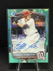 2025 Bowman Draft Chrome Ethan Petry CPA-EP Aqua Lava Refractor 1st Auto /199