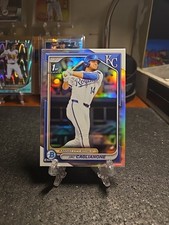 ⚾️2024 BOWMAN CHROME DRAFT JAC CAGLIANONE 1ST PROSPECT REFRACTOR 💎 ROYALS