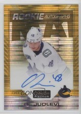 2020-21 O-Pee-Chee Platinum Rookie Seismic Gold /25 Olli Juolevi #R-OJ Auto 0zu