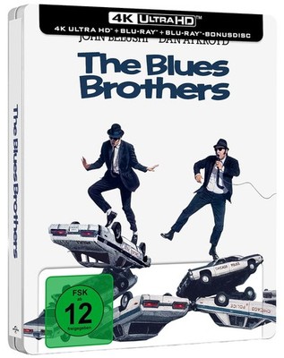 The Blues Brothers (4K UHD + Blu-ray Steelbook) NEU & OVP