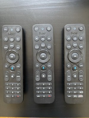 VERIZON FIOS ONE VOICE ACTIVE REMOTE CONTROLS LOT OF 3 NEW OPEN BOX