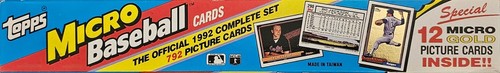 Larry Walker #531 1992 Topps Micro card