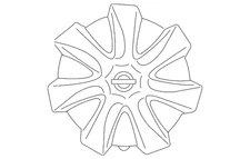 Genuine Nissan Wheel Cover 40315-9ME0B