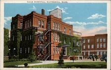 Gale Hospital Haverhill Massachusetts ~ postcard sku481