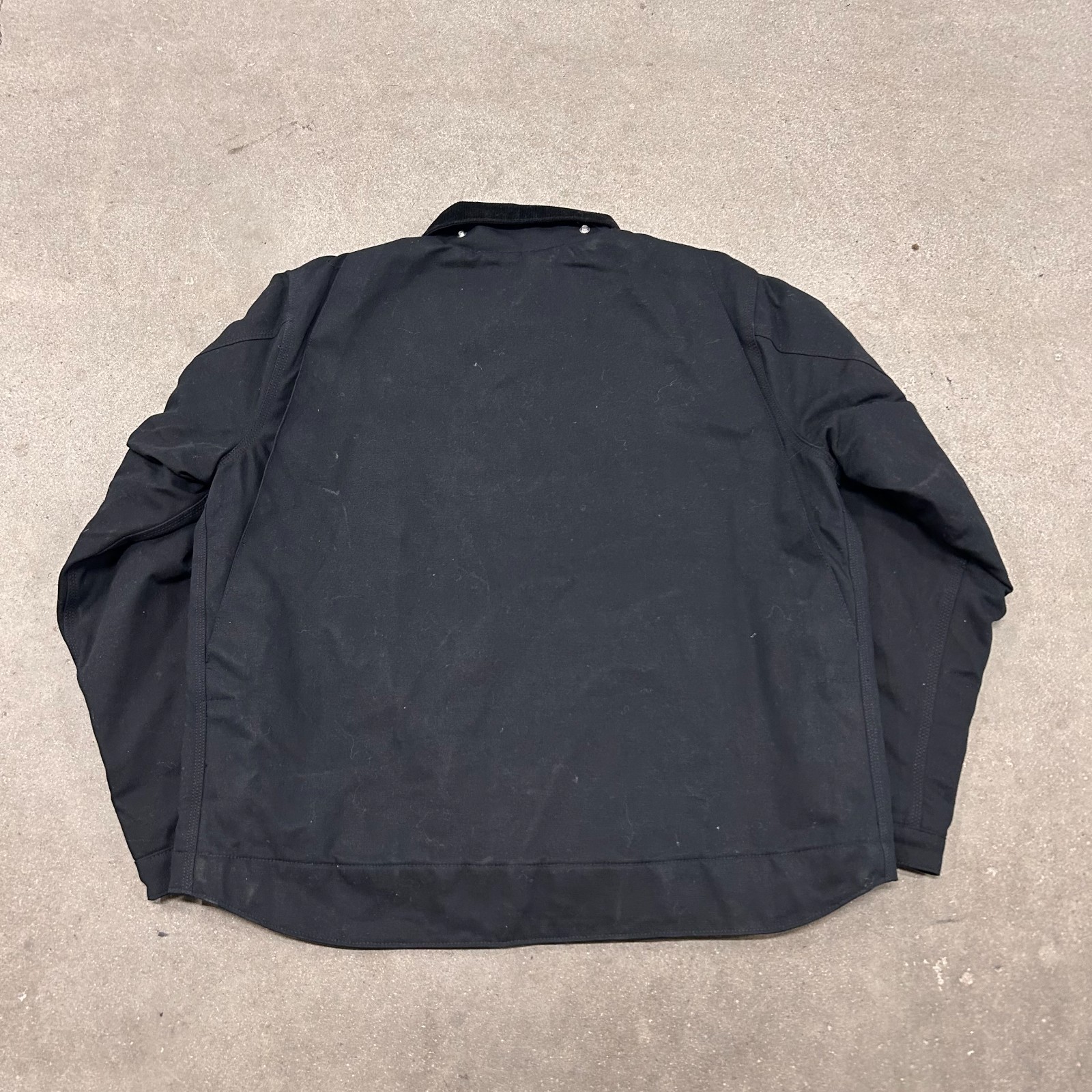Carhartt Iconic J01 Duck Detroit Jacket Mens XL Black Blanket Lined Relaxed Fit image 8