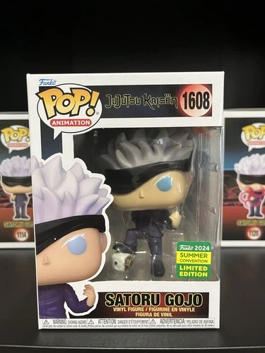 Funko Pop Satoru Gojo #1608 JuJuTsu Kaisen 2024 Summer Convention Exclusive READ