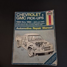 Haynes  1664 Repair Manual Chevrolet and GMC Pick Ups 1988 thru 1994 2wd And 4wd