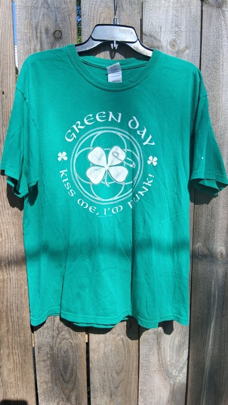 Vintage Green Day 2006 Kiss Me I'm Punk Tour Shirt Size L Punk Rock Billie Joe